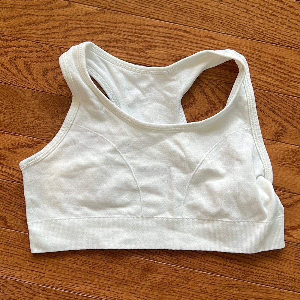 Zella Women’s White Sports Bra Size Large